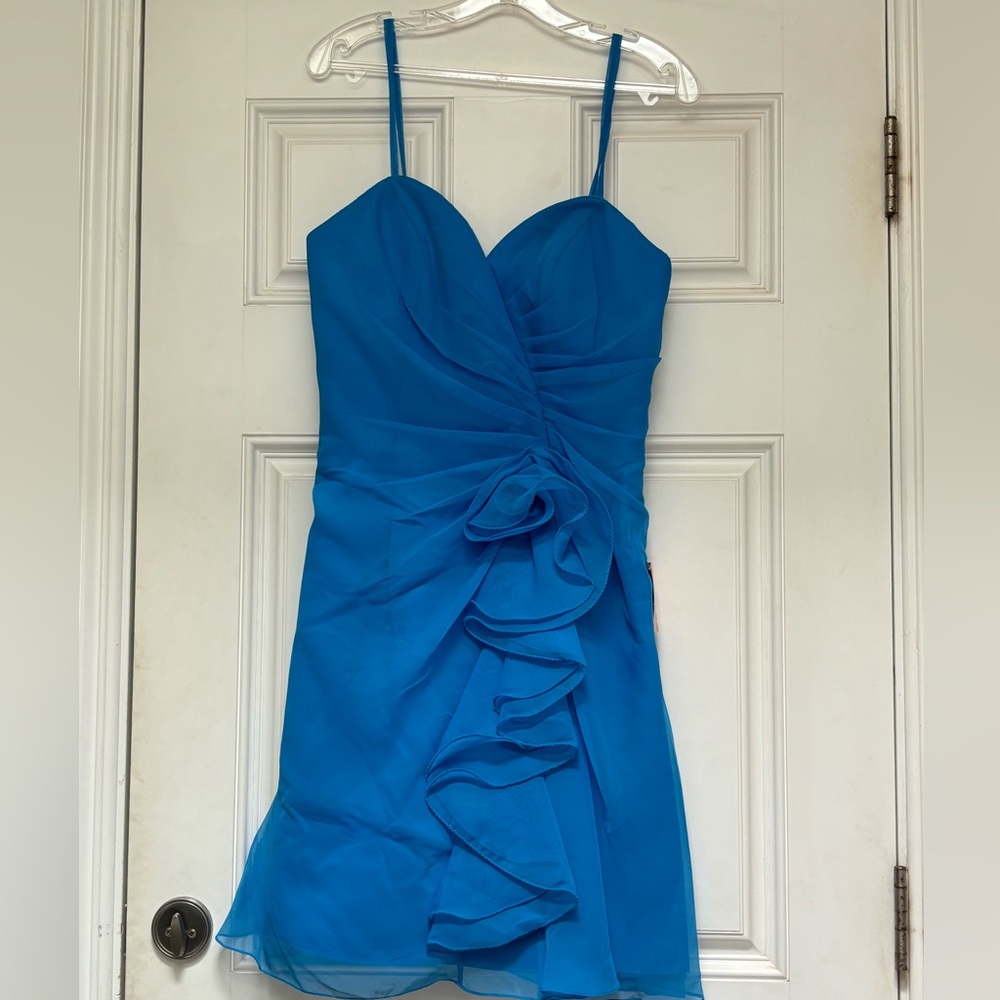 Blue Da Vinci dress